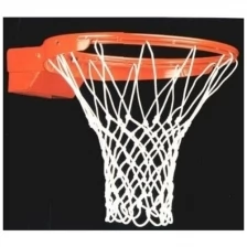 Сетка для баскетбольных колец 1 шт, диаметр 450 мм, толщина нити 5,0 мм (Веревка в комплекте)
