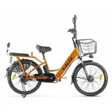 Велосипед Green City e-ALFA Fat коричневый-2162 022302-2162