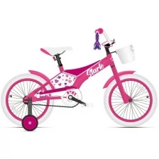 Велосипед Stark 2021 Tanuki 16 Girl розовый/фиолетовый (