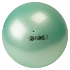 Мяч гимнастический Pastorelli New Generation, 18 см, FIG, цвет малайзийское море