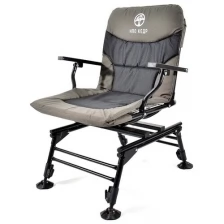 Кресло карповое Кедр с подлокотниками SKC-05 вращающееся для рыбалки / стул складной туристический рыбака / кровать карповая / для отдыха на природе