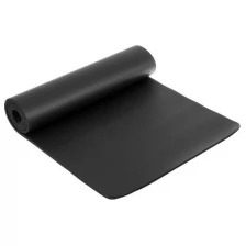Коврик для йоги 183 × 61 × 1 см, цвет чёрный