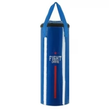 Мешок боксёрский FIGHT EMPIRE, на ленте ременной, синий, 60 см, d=23 см, 11 кг
