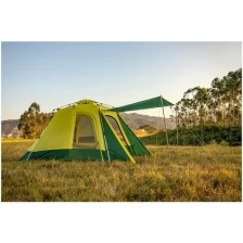Палатка KYODA U039 размер (54+135+114+54) х225х160 см, 4 места, вес 7 кг.