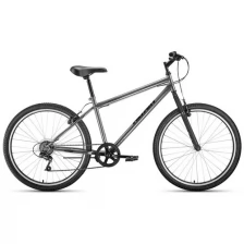 Велосипед ALTAIR MTB HT 1.0 26" (2022) (Велосипед ALTAIR MTB HT 26 1.0 (26" 7 ск. рост. 17") 2022, темно-серый/черный, RBK22AL26101)