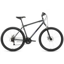 Велосипед ALTAIR MTB HT 27,5 2.0 D (27,5" 21 ск. рост. 17") 2022, темно-серый/черный, RBK22AL27140
