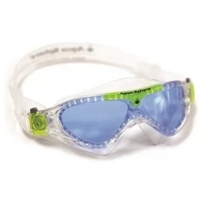 AS MS5080031LB (MS1740031LB) Очки для плавания Vista jr (голубые линзы), clear/lime