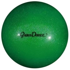 Мяч для художественной гимнастики, блеск, 16,5 см, 280 г, цвет голубой
