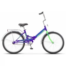 Велосипед PIONEER Oscar 24"/14" 2020-2021 darkblue-green-blue