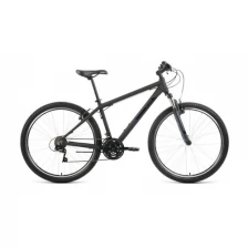 Велосипед ALTAIR AL 27,5 V (27,5" 21 ск. рост. 17") 2022, черный матовый/черный, RBK22AL27208