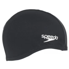 Шапочка для плавания SPEEDO Polyester Cap, 8-710080001, черный