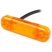 Фонарь габаритов 160-00-3 LED жёлтый с прокладкой 12/24в /100