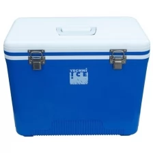 Изотермический контейнер Techniice серия компакт 18л синий с белой крышкой