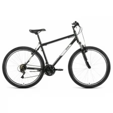 Велосипед горный с колесами 27,5" Altair MTB HT 27,5 1.0 черно-серебристый 21 скорость, стальная рама 19"