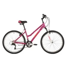 Велосипед FOXX 26" BIANKA розовый, алюминий, размер 17" / скоростной велосипед