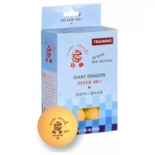 Шарики для н/тенниса Giant Dragon Silver*, 40+, 6 шт, оранжевые