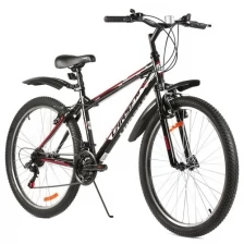 Велосипед Larsen Viper 26" 21ск, черный/красный/серебро 15"