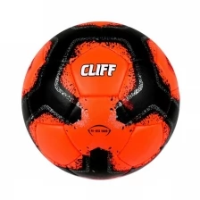 Мяч футбольный CLIFF CF-42, 5 размер, PU, оранжево-черный