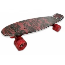 Скейтборд REBEL Red, black