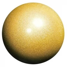 Мяч гимнастический с блёстками юниорский (170 мм) Chacott (599 Золото)