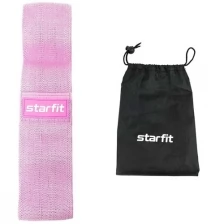 Мини-эспандер STARFIT Core ES-204 низкая нагрузка, текстиль, розовый пастель