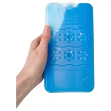 Аккумулятор холода (хладоэлемент) для хранения продуктов, синий, 0,3 кг