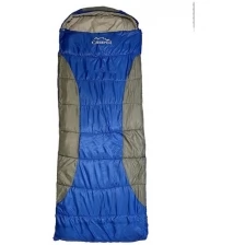 Спальный мешок одеяло туристический, спальник для похода и туризма синий Coolwalk Creeper