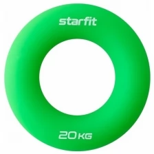 Эспандер кистевой Starfit Core Es-404 "кольцо", диаметр 8,8 см, 20 кг, силикогель, зеленый