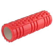 Роллер массажный для йоги 45 х 14 см, цвет красный