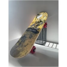 Скейт борд детский деревянный 42*13 см / пенни борд / лонгборд / skateboard / мини круизер красный