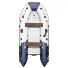Лодка "Таймень NX 3200 НДНД" светло-серый/синий