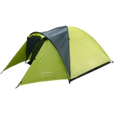 Палатка 3-местная Virtey Camp-3/(100+210)х210x130/ Палатка туристическая 3 местная двухслойная с тамбуром/тент для рыбалки/шатер для похода