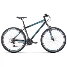 Горный (MTB) велосипед FORWARD Sporting 27.5 1.2 (2021) зеленый/бирюзовый 17" в собранном виде
