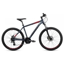 Горный велосипед Aspect Nickel 26, год 2022, ростовка 16, цвет Серебристый-Красный
