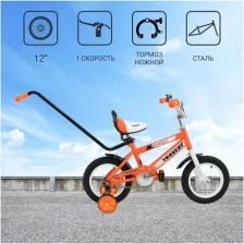 Детский велосипед TORRENT Energy (1 скорость, добавочные колеса, рама сталь, колеса 12")