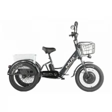 Трицикл GREEN CITY e-ALFA Trike чёрный