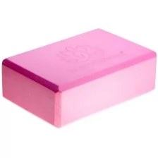 Блок для йоги BodyForm BF-YB02, розовый