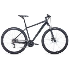 Велосипед Forward Apache 29 2.0 D 2022 рост 17" черный матовый/черный