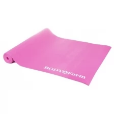 Коврик гимнастический BodyForm BF-YM01C в чехле 173*61*0,4 см. Розовый