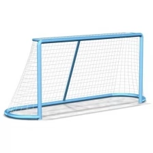 Сетка для хоккейных ворот 1 шт, размер 2*4,5 м, толщина нити 2,2 мм (Веревка в комплекте)