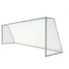 Сетка для футбольных ворот шестигранная 1 шт, размер 7,5*2,5 м, толщина нити 4,0 мм (Веревка в комплекте)