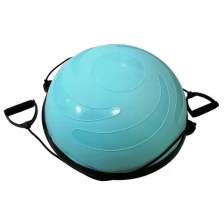 Полусфера для фитнеса (мяч Босу) 58см CLIFF DTB-BS-04, темно-голубая