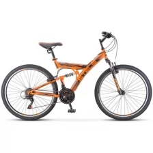 Велосипед STELS Focus V 26" 18-sp V030 рама 18" Оранжевый/чёрный (требует финальной сборки)
