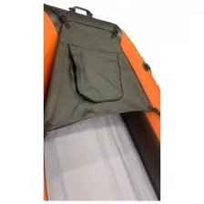 Носовая сумка для лодки из ПВХ универсальная черная