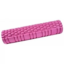 Ролик массажный для фитнеса и йоги CLIFF Moderate L 60х14см, розовый