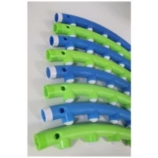 Обруч массажный LMAR PLAST 7 частей Сине-зеленый