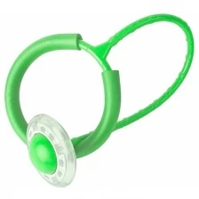 Нейроскакалка на одну ногу со светящимся LED-роликом (зелёная)