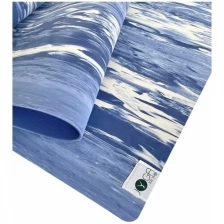 Коврик из натурального каучука JOY Yoga Comfort Plus мраморное море