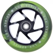 Комплект колес Striker Lux Pro 110mm (Черный/Зеленый) (2шт)