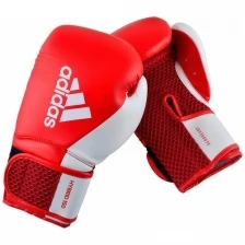 Перчатки боксерские Hybrid 150 красно-белые (вес 12 унций)